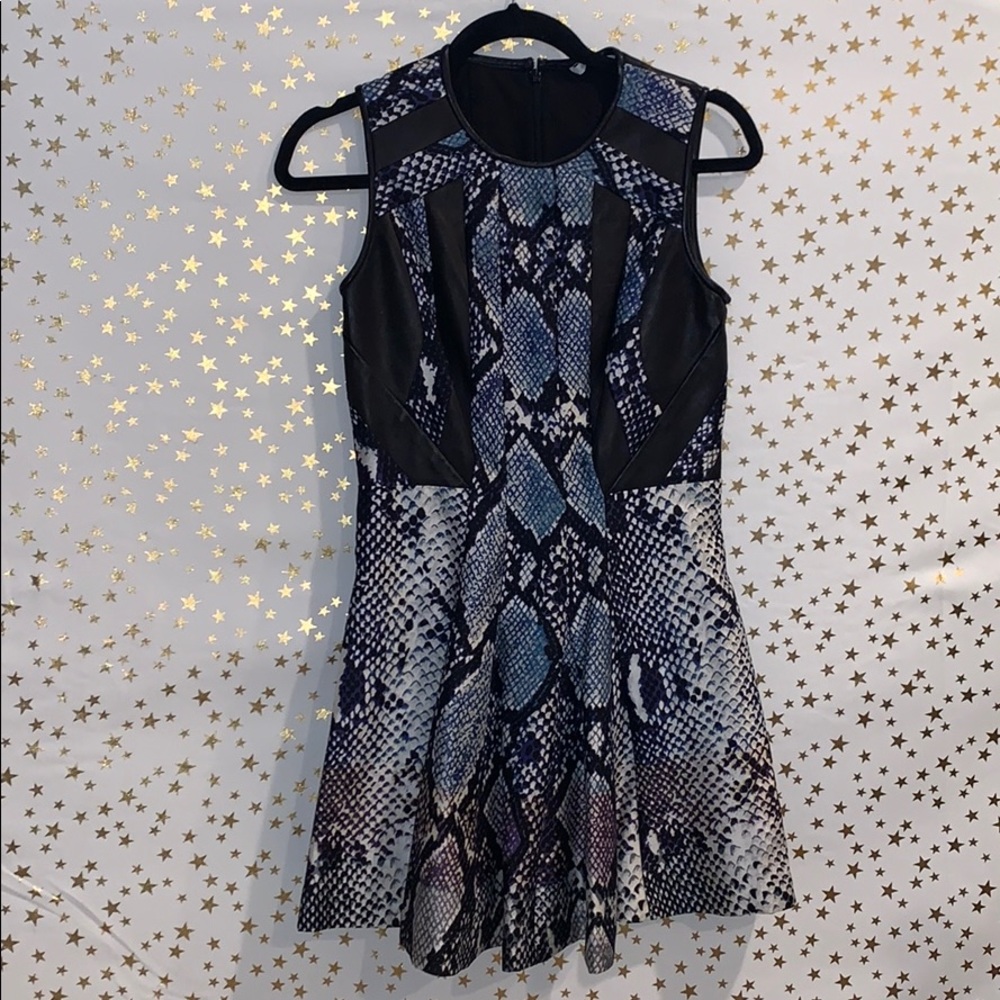 DVF snakeskin dress